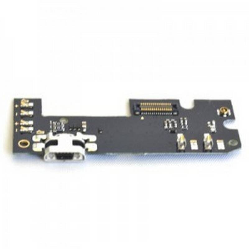 conector de carga -sub PCB + USB + Micrófono + Botonera ORIGINAL BQ M5.5 nuevo