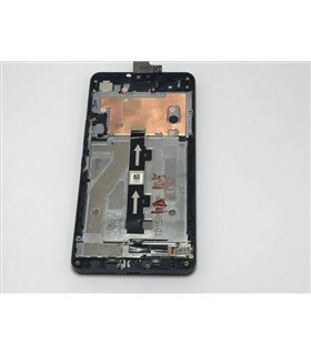 Ecrã completa com marco para bq aquaris M5 preta ORIGINAL