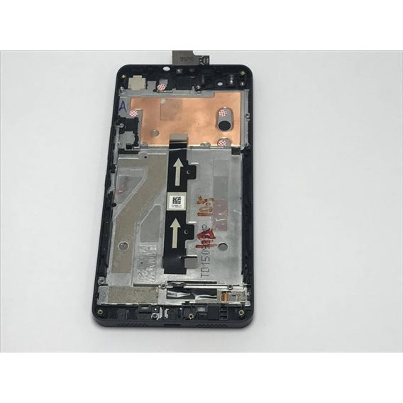 Pantalla completa con marco para bq aquaris M5 negra ORIGINAL