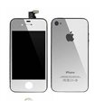 KIT RECAMBIO pantalla (Display) COMPLETA + tapa trasera + boton home para iPhone 4S en color PLATA