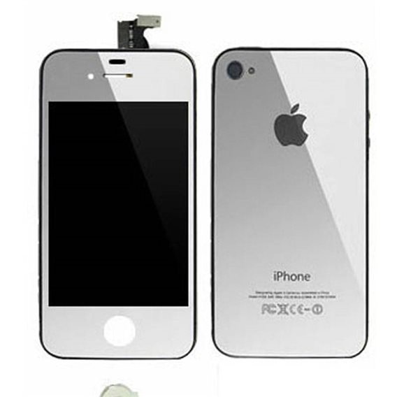 KIT RECAMBIO PANTALLA (Display) COMPLETA + TAPA TRASERA + BOTON HOME para iPhone 4S en COLOR ORO