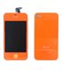 KIT RECAMBIO ECRÃ (Display) COMPLETA + TAPA TRASERA + BOTON HOME para iPhone 4S em COLOR LARANJA
