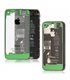 TAPA IPHONE 4 TRASPARENTE Y VERDE