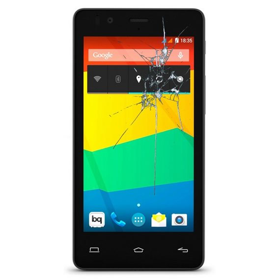 Reparacion pantalla bq Aquaris E 4.5 sin marco