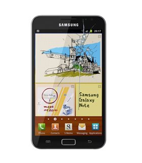 Reparaçao Ecrã Original Samsung NOTE1 N7000  preto