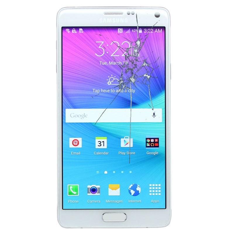 Reparacion pantalla Original Samsung NOTE4 N910F BLANCA