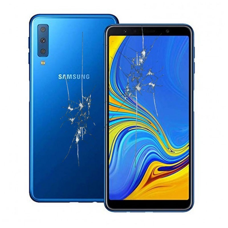 Reparacion Pantalla completa * tapa trasera Samsung galaxy a7 2018 a750
