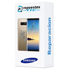 Reparacion pantalla (solo cristal) + tapa trasera Samsung Galaxy Note 8 N950F