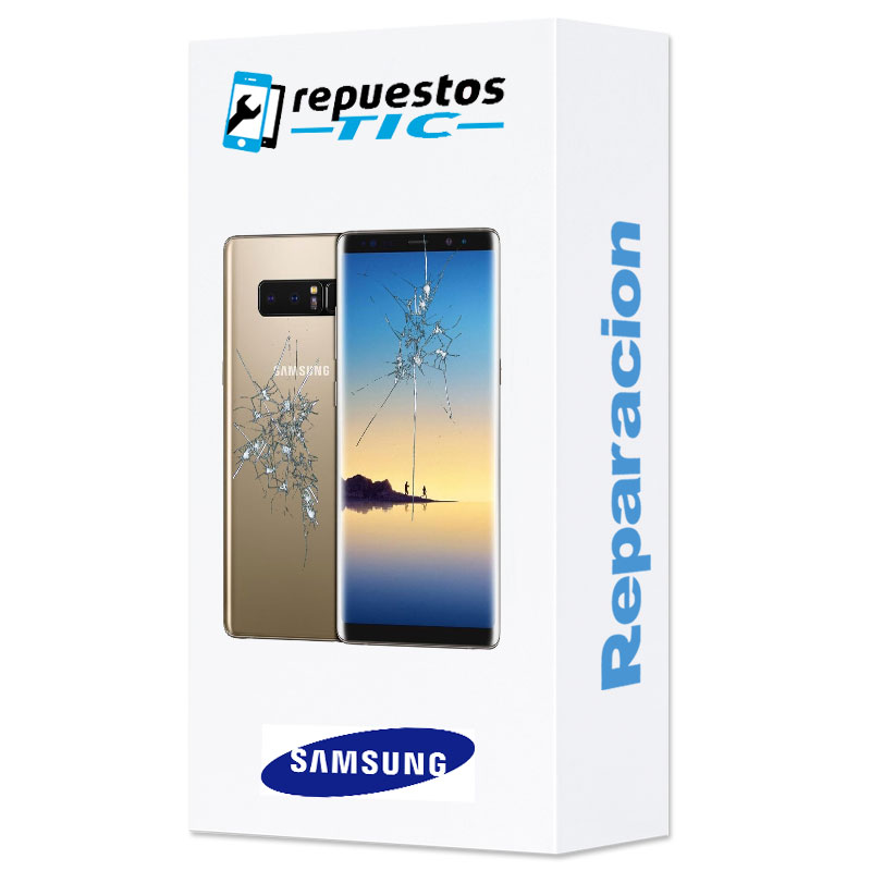 Reparacion pantalla (solo cristal) + tapa trasera Samsung Galaxy Note 8 N950F