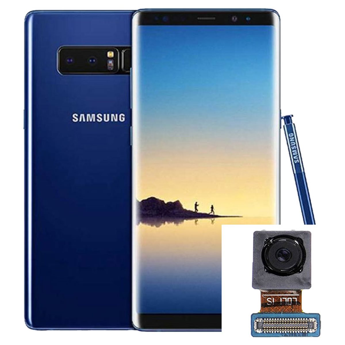Reparacion/ cambio Camara delantera frontal original Samsung Galaxy Note 8 N950F