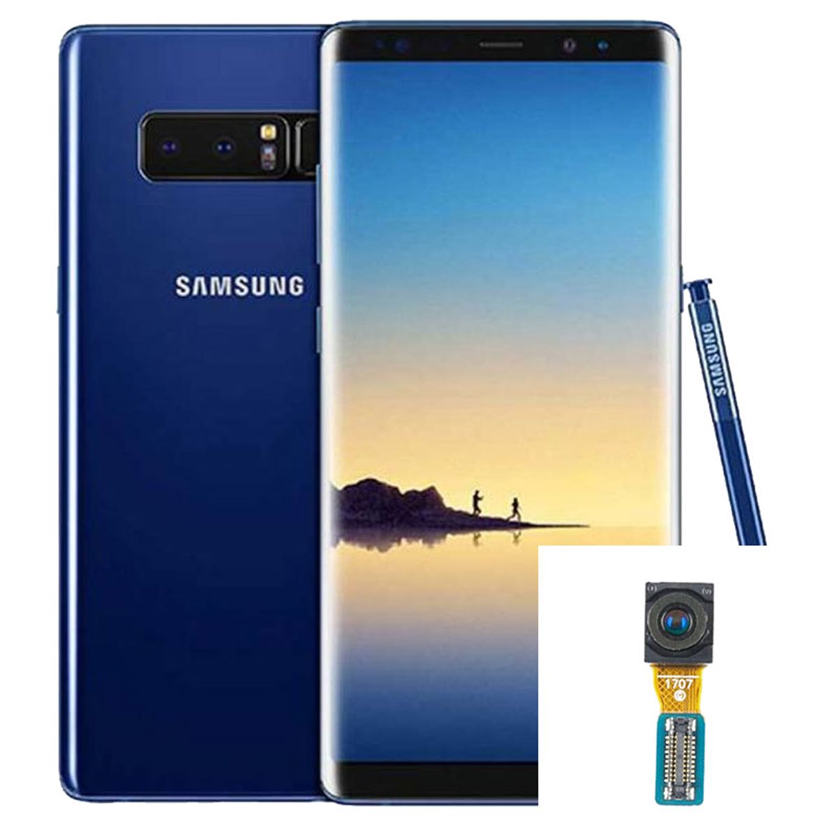 Reparacion/ cambio escaner iris original Samsung Galaxy Note 8 N950F