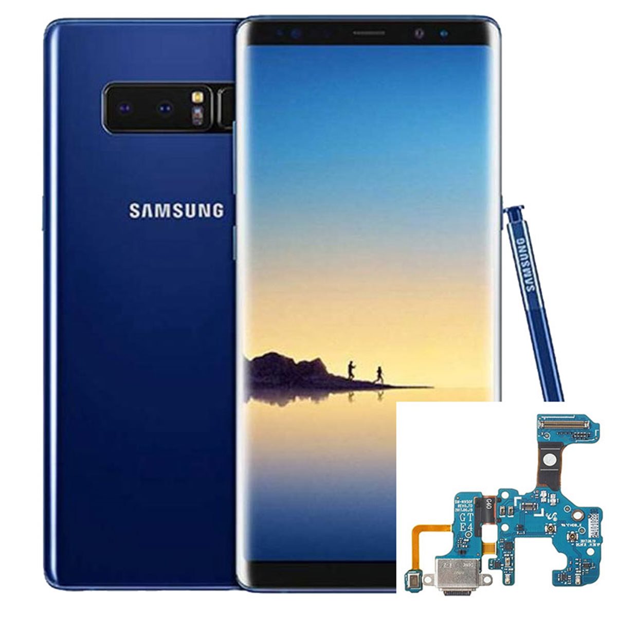 Reparacion/ cambio Conector de carga Samsung Galaxy Note 8 N950F