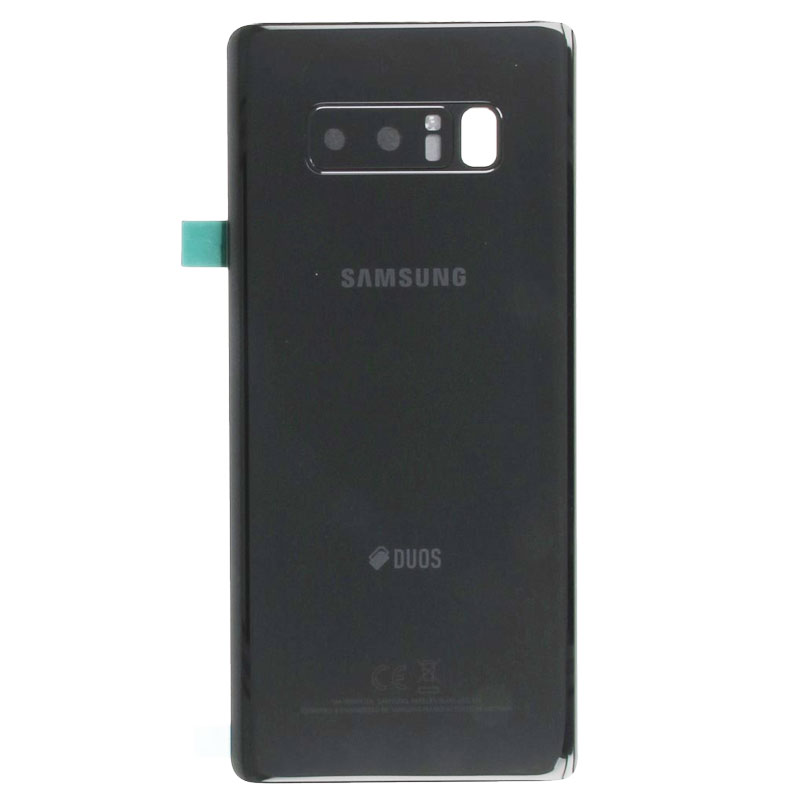 Tapa trasera original Dual SIM Samsung Galaxy Note 8 N950F Negro