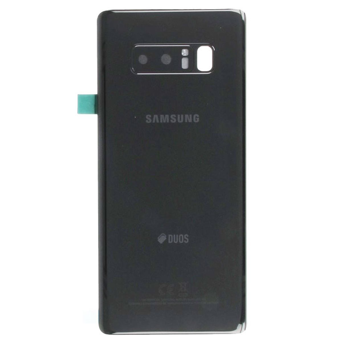 Tapa trasera original Dual SIM Samsung Galaxy Note 8 N950F Negro