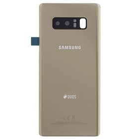 Tapa trasera original Dual SIM Samsung Galaxy Note 8 N950F Oro