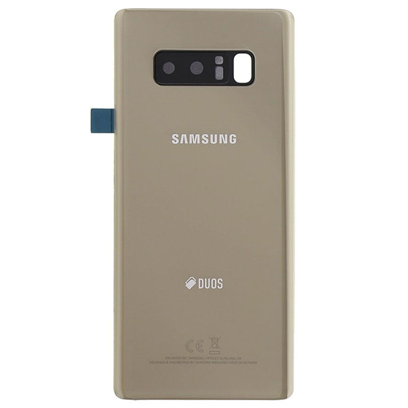 Tapa trasera original Dual SIM Samsung Galaxy Note 8 N950F Oro