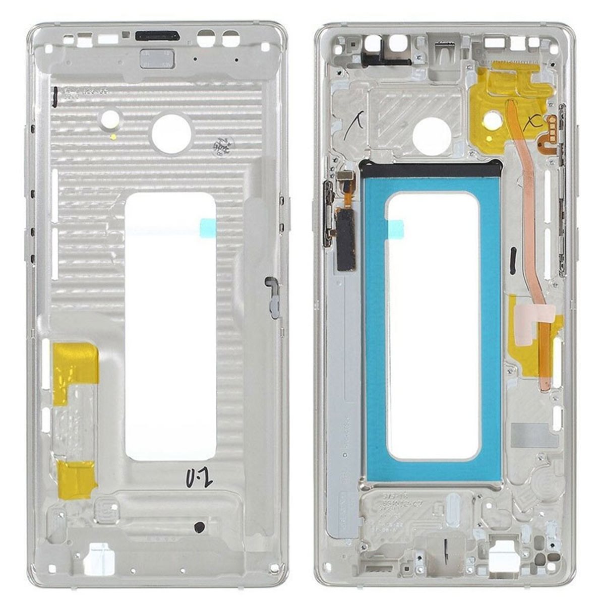 Chasis intermedio marco central Samsung Galaxy Note 8 N950F Oro