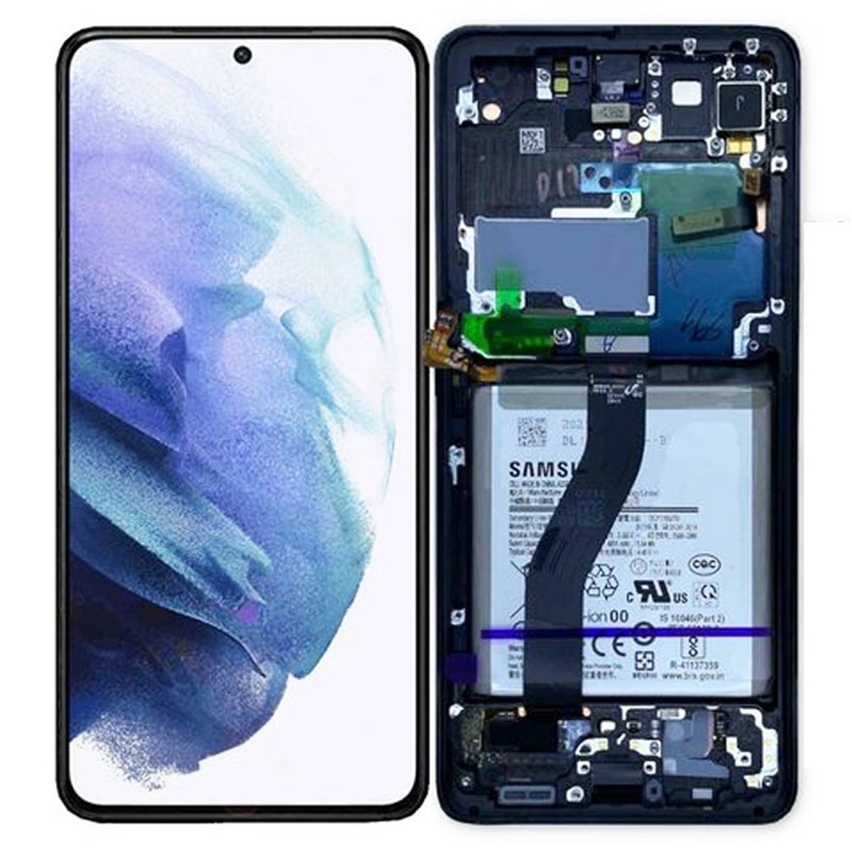 Pantalla completa original Samsung Galaxy S21 Ultra 5g G998B Negro