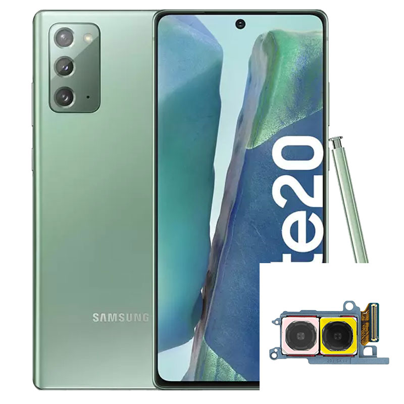 Reparacion/ cambio Camara trasera principal y telephoto original Samsung Galaxy Note 20/ 20 5g N980 N981