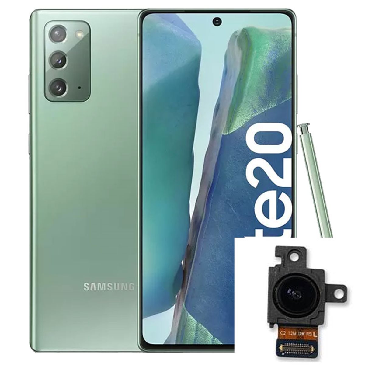 Reparacion/ cambio Camara trasera gran angular original Samsung Galaxy Note 20/ 20 5g  N980 N981