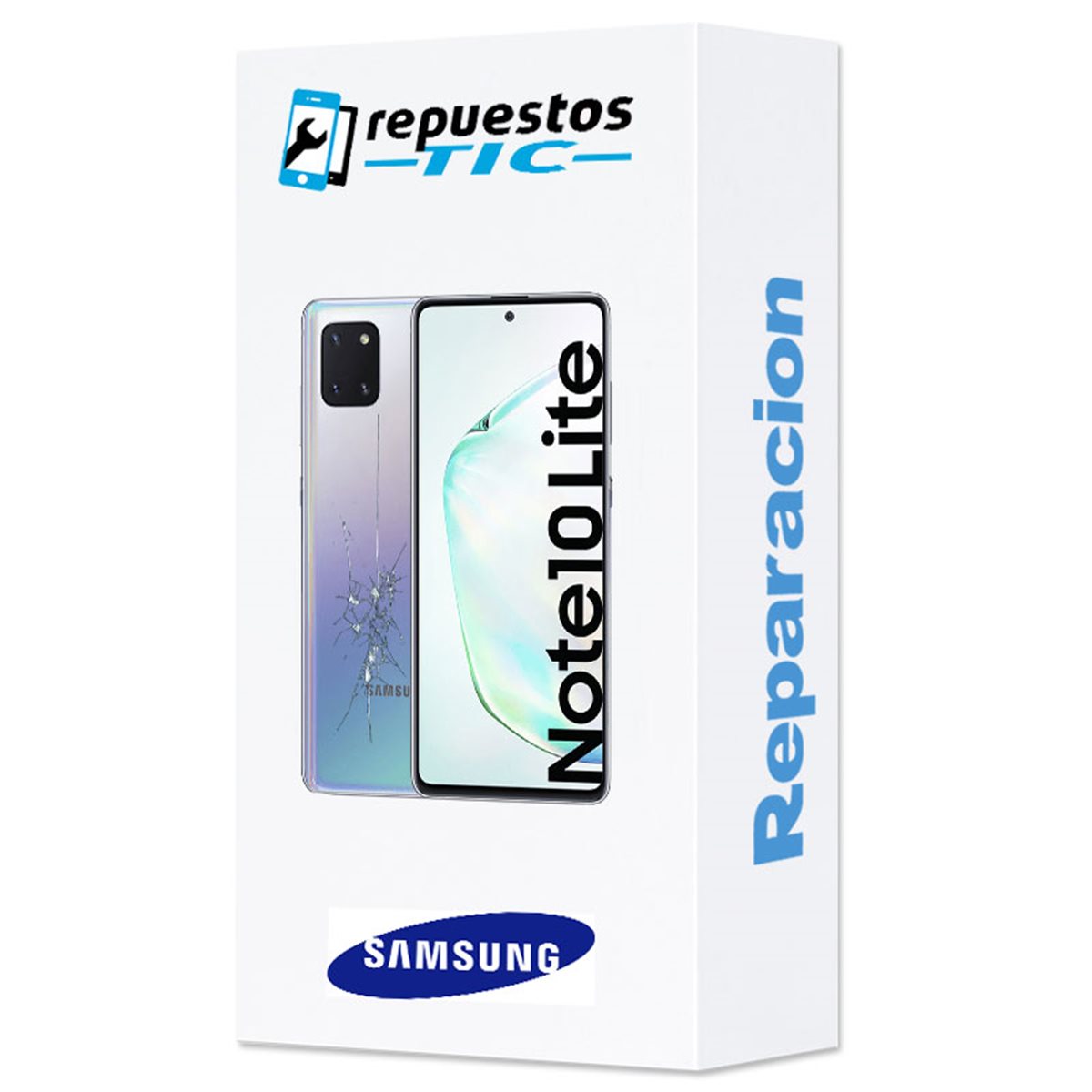 Reparacion/ cambio Tapa trasera original Samsung Galaxy Note 10 N970 Negro