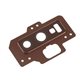Placa y lente de camara trasera Samsung Galaxy Note 9 Marron