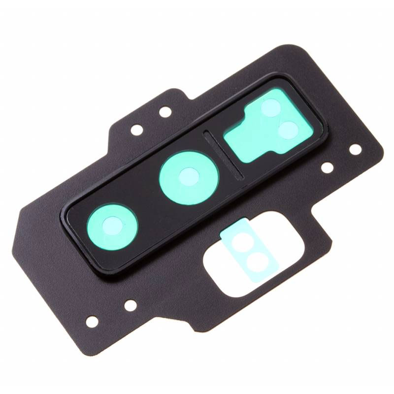 Placa y lente embellecedor de camara trasera original Samsung Galaxy Note 9 N960 Preto