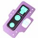 Placa y lente embellecedor de camara trasera original Samsung Galaxy Note 9 N960 Morado