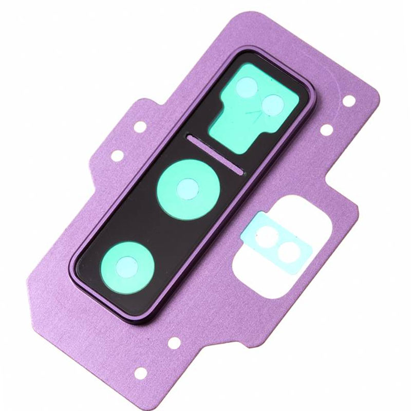 Placa y lente embellecedor de camara trasera original Samsung Galaxy Note 9 N960 Morado