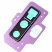 Placa y lente embellecedor de camara trasera original Samsung Galaxy Note 9 N960 Morado