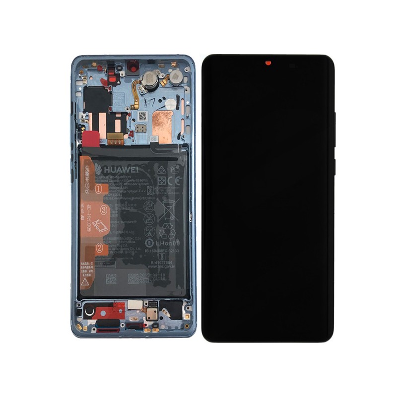 Pantalla completa original con marco Huawei P30 Pro (VOG-L29) Azul Aurora