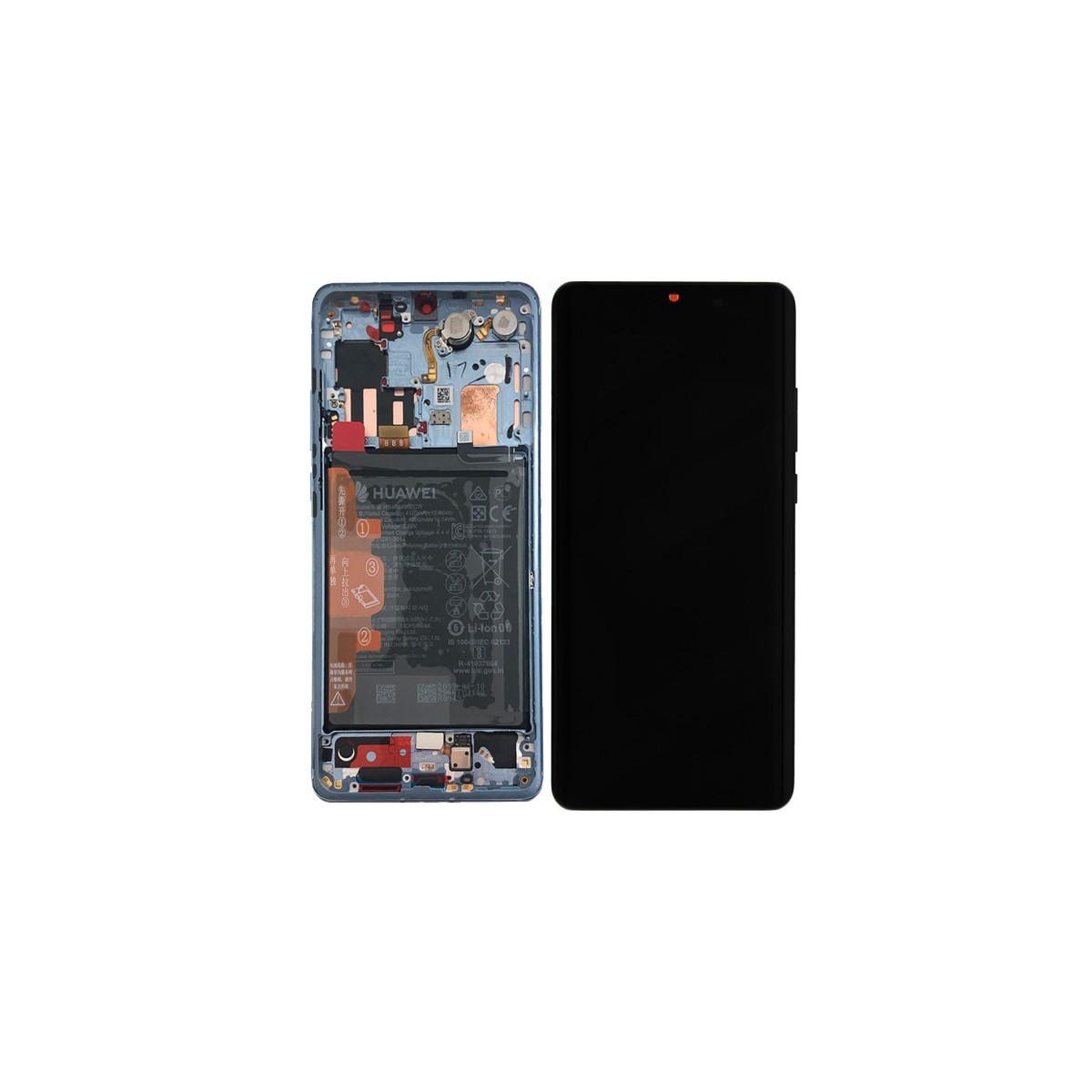 Pantalla completa original con marco Huawei P30 Pro (VOG-L29) Azul Aurora