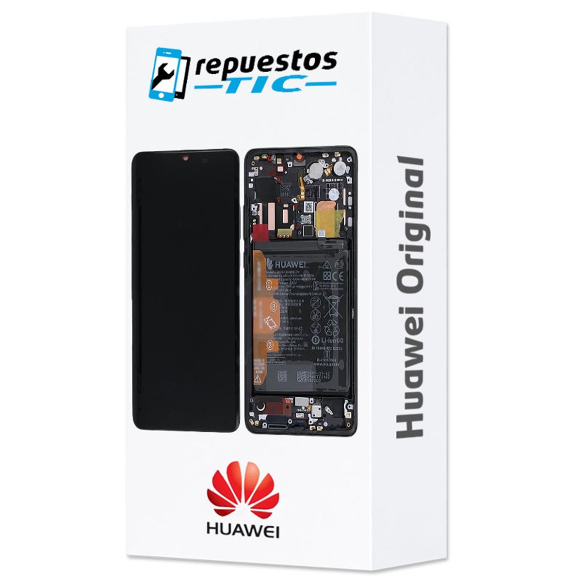 Pantalla completa original con bateria Huawei P30 pro Negro