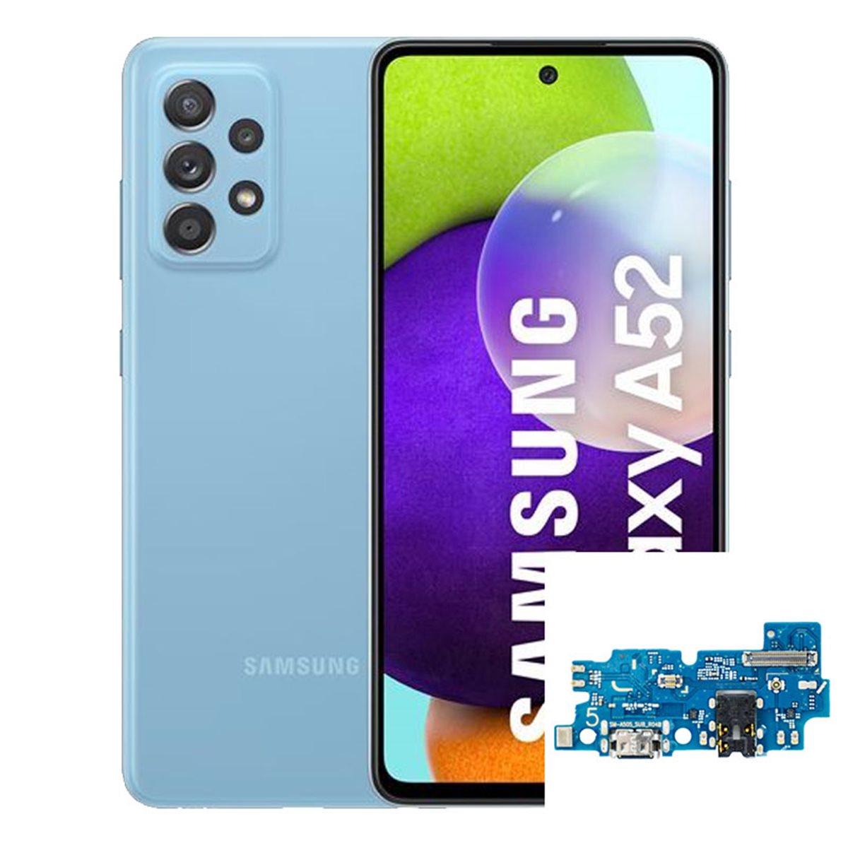 Reparacion/ cambio Modulo conector de carga y micro Samsung Galaxy A52 5G A526B 