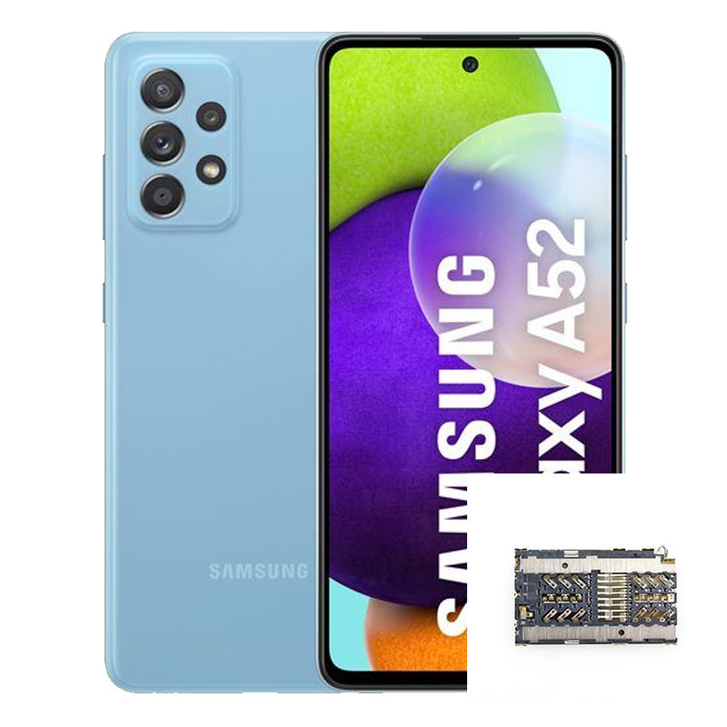 Reparacion/ cambio Lector SIM Samsung Galaxy A52 A525/ 5G A526B 