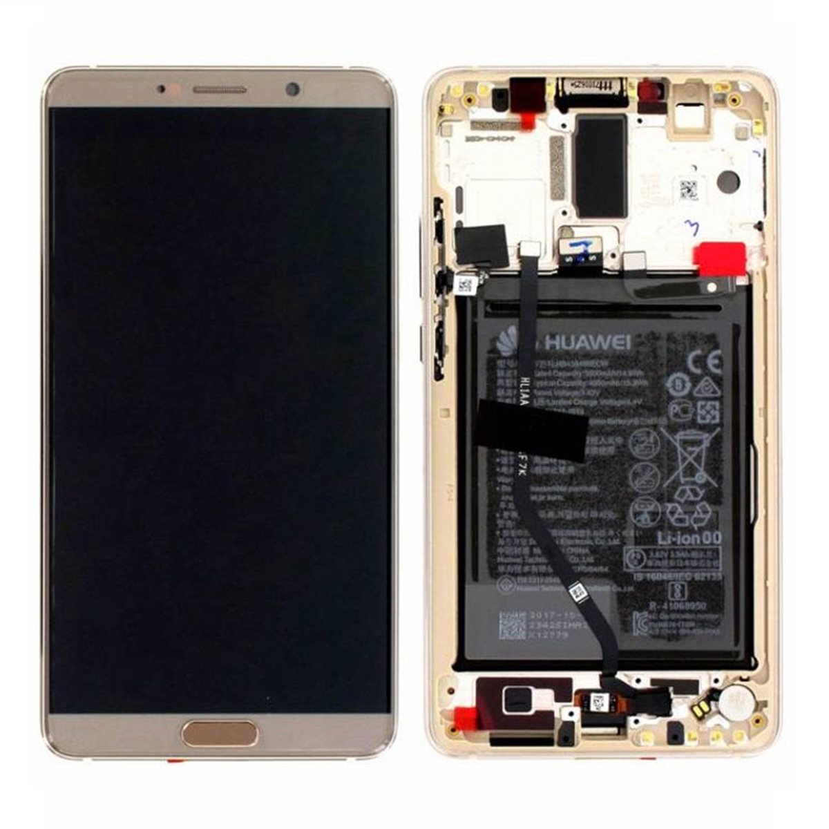 Pantalla completa original con marco + bateria Huawei Mate 10  Marron