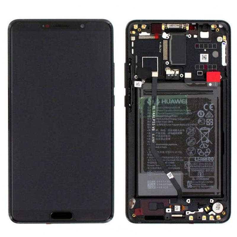 Pantalla completa original con marco + bateria Huawei Mate 10 (ALP-L09, ALP-L29) Negro