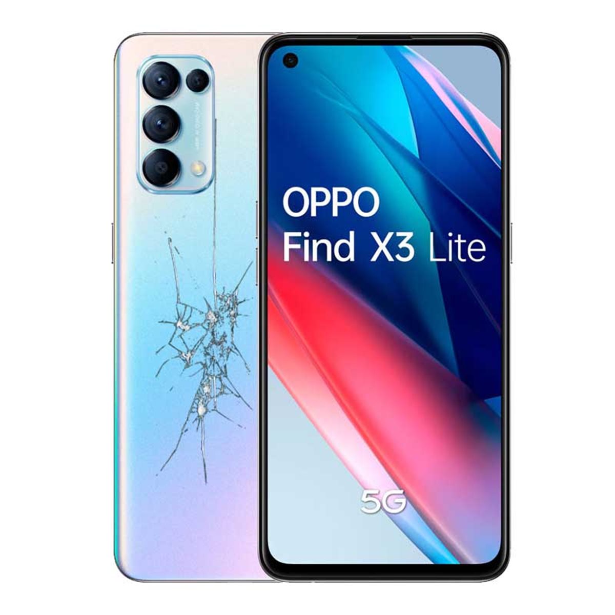 Reparacion/ cambio Tapa trasera Oppo Find X3 5G Lite