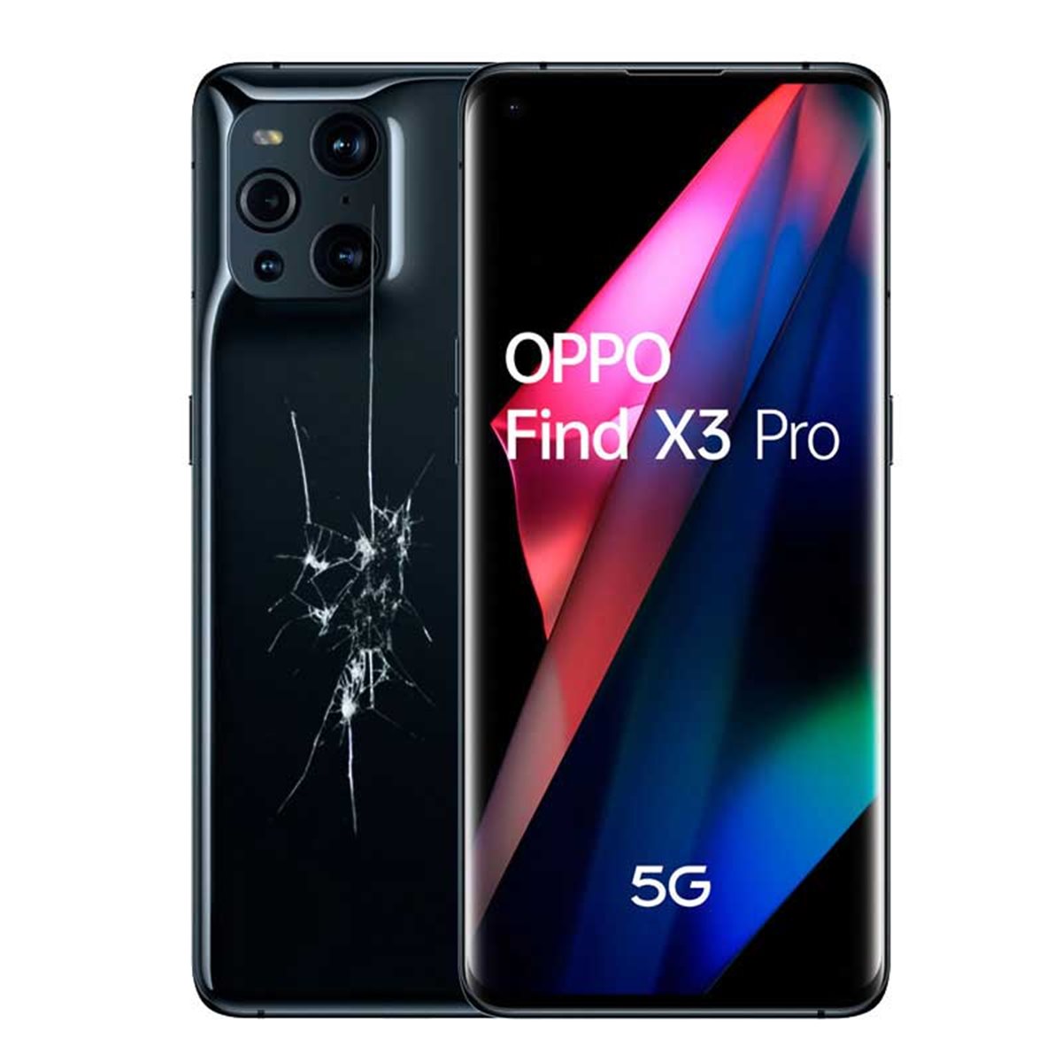 Reparacion/ cambio Tapa trasera Oppo Find X3 5G Pro