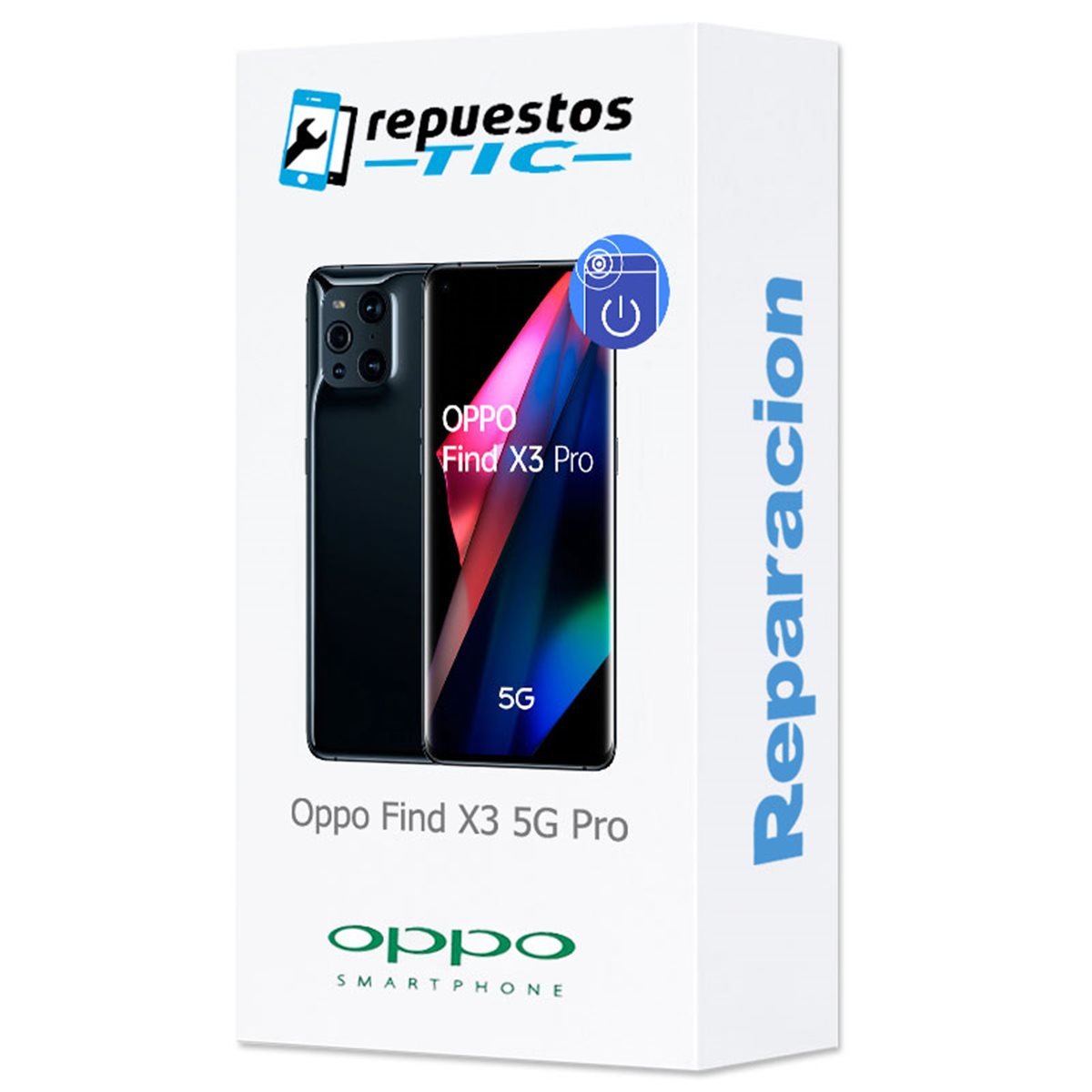 Reparacion/ cambio Sensor de proximidad Oppo Find X3 5G Pro