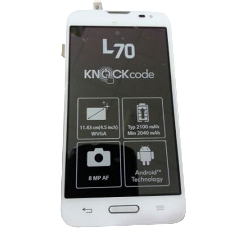 Pantalla completa con marco LG Optimus L70 D320 Blanco