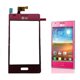 Tactil con marco LG Optimus L5 E610 Rosa