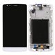 Pantalla completa con marco LG G3 Vigor (D725)  Blanco