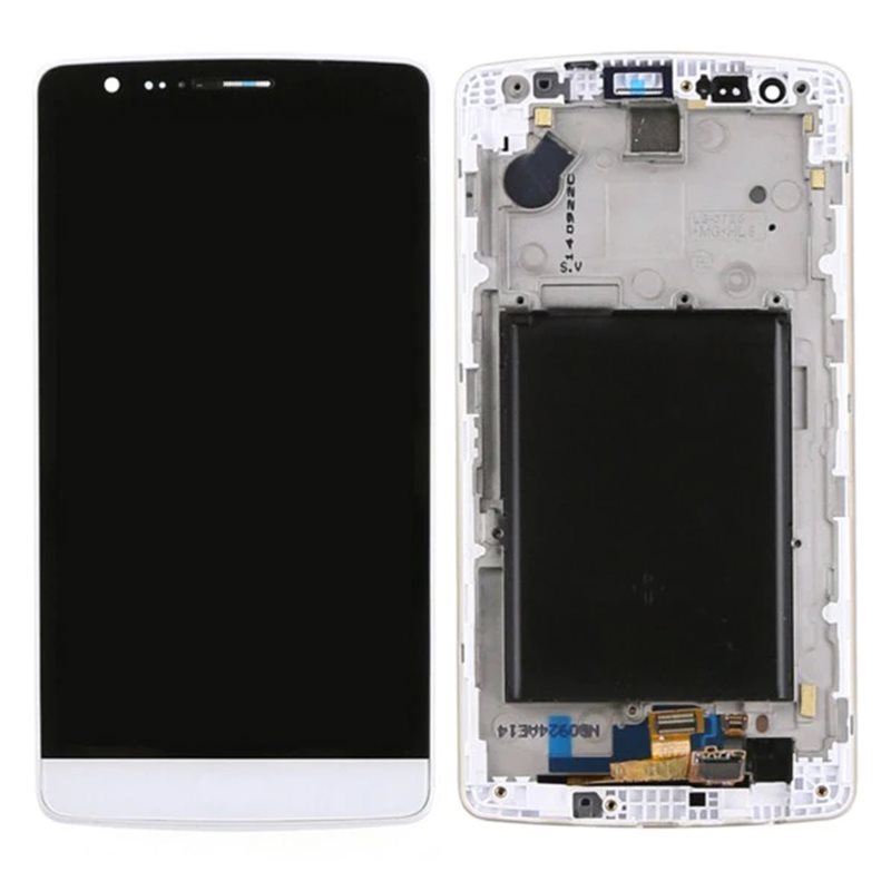 Pantalla completa con marco LG G3 Vigor (D725)  Blanco