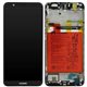 Pantalla completa original con marco + bateria Huawei P Smart (FIG-LX1) Negro