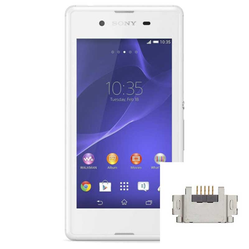 Reparacion/ cambio Conector de carga Sony Xperia E3 D2203