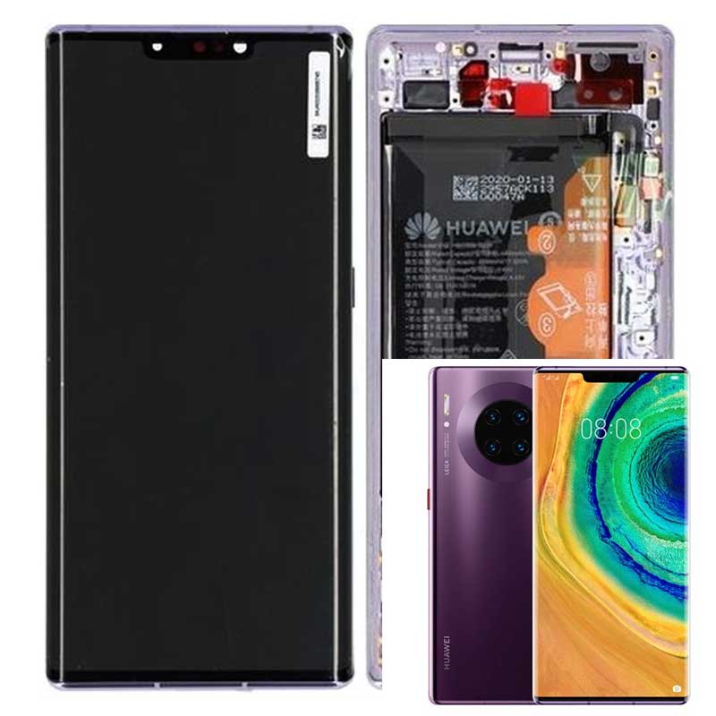 Pantalla completa original con marco Huawei Mate 30 Pro Purpura