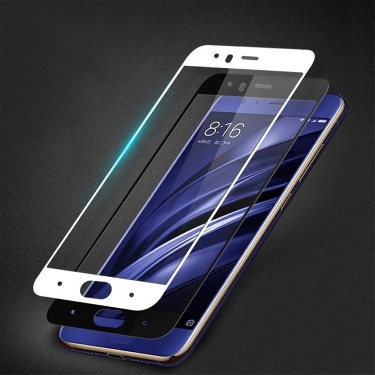 Protector pantalla cristal templado  Xiaomi Mi 6 Blanco