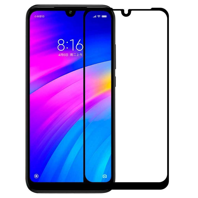 Protector pantalla cristal templado  Xiaomi Redmi Note 7/ 7s/ Note 7 pro Negro