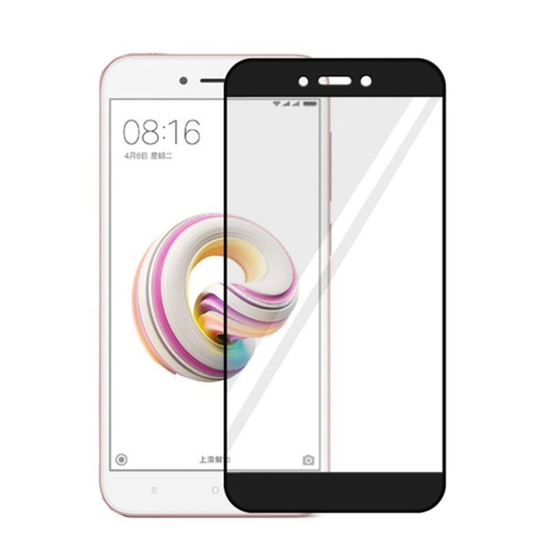 Protector pantalla cristal templado  Xiaomi Redmi 5A Negro
